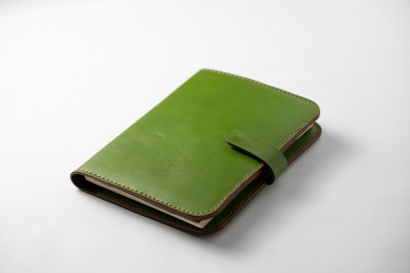 Luxurious Green Leather Portfolio / Notebook