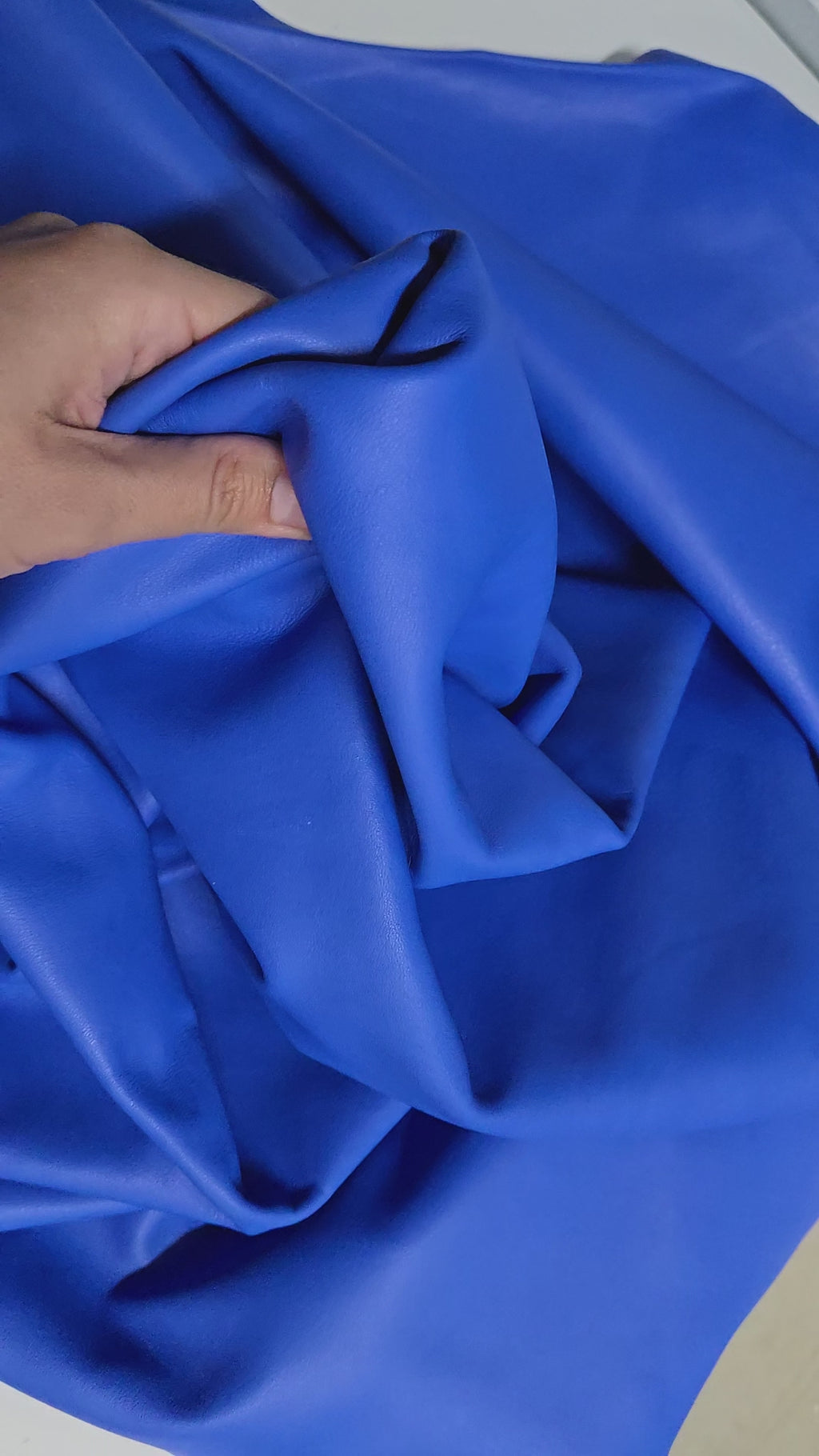 Cobalt Blue Soft Calf 3 Oz Leather Quarter Hides