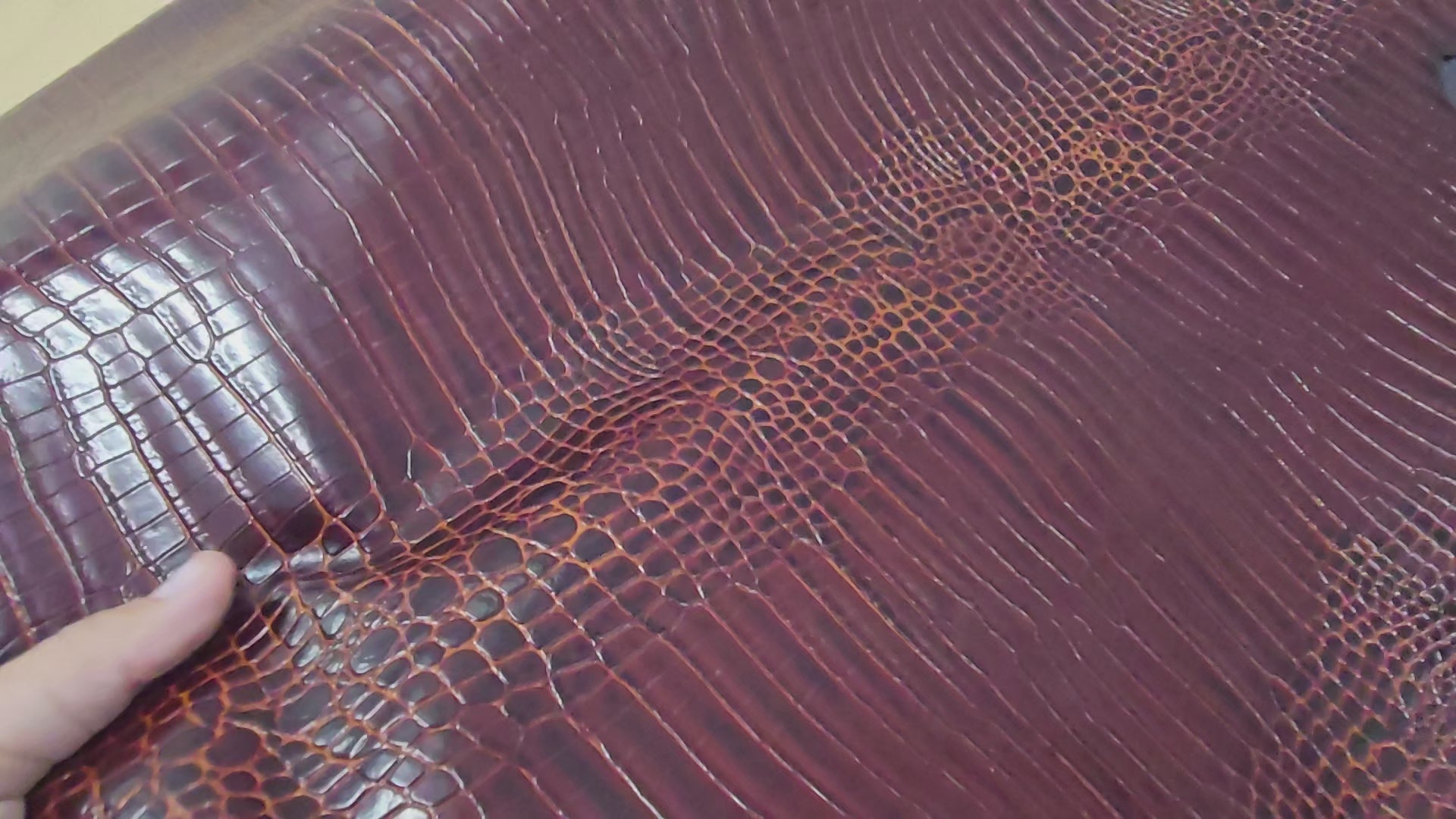 Variegated Brown 3 - 4 Oz Leather Quarter Hide (8 - 9 Square Feet)