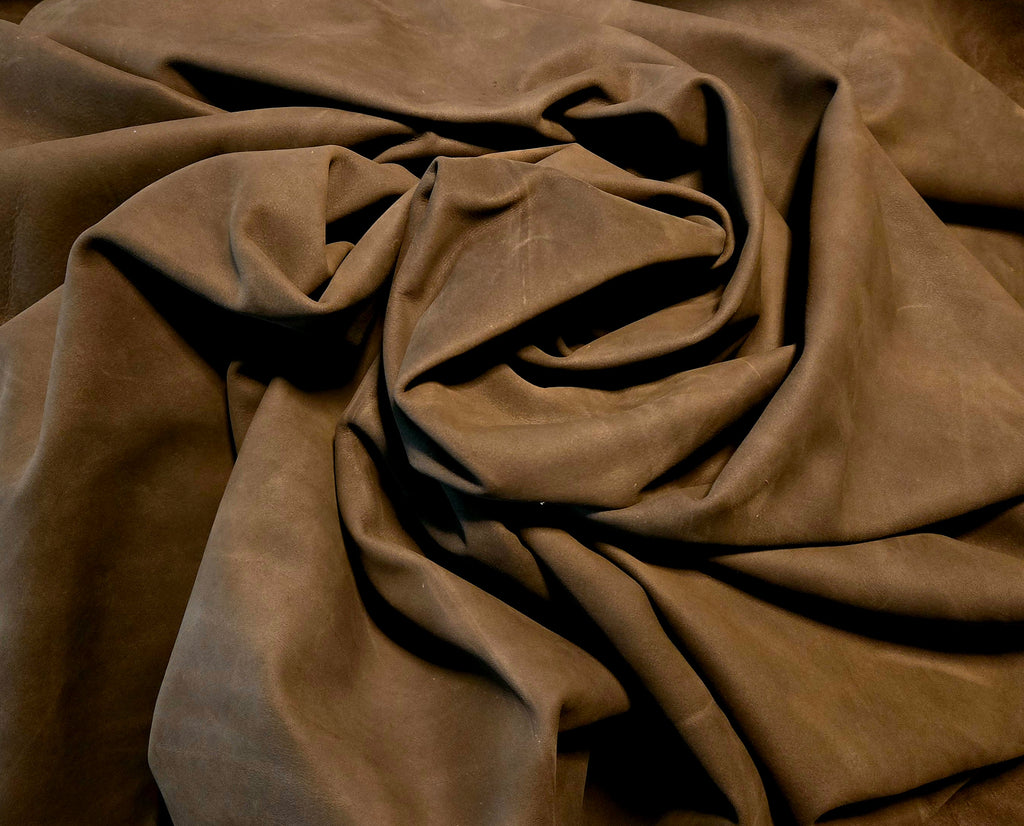 Nubuck 2.5 Oz Leather Quarter Hides (12 Square Feet)
