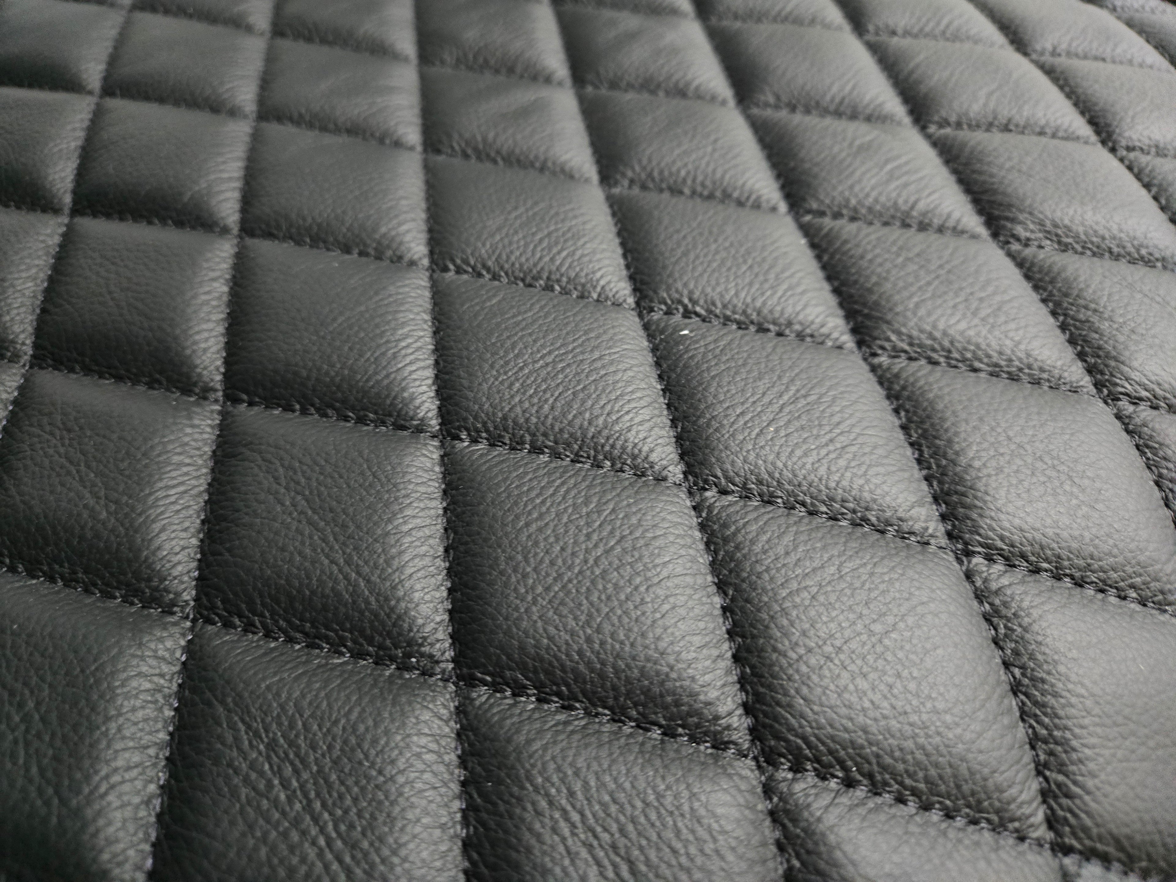 Quilted Diamond Leather Panels (34" x 45")