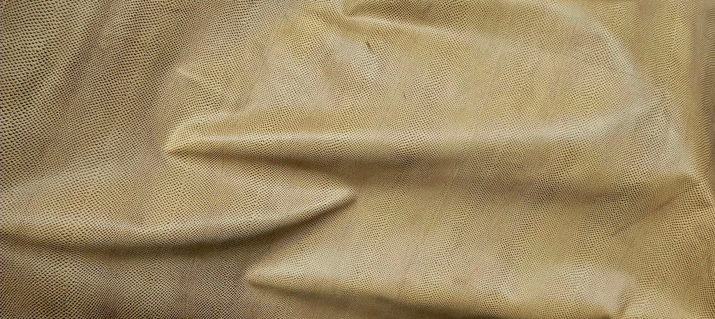 Light Tan Python Print 2.5 - 3 Oz Leather Hides