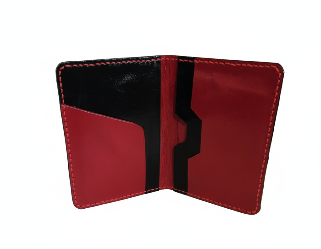 Embossed Crocodile Passport Wallet