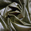 Olive Green Smooth and Waxy 2.5 - 3 Oz Leather Quarter Hides (11 - 12 Square Feet)