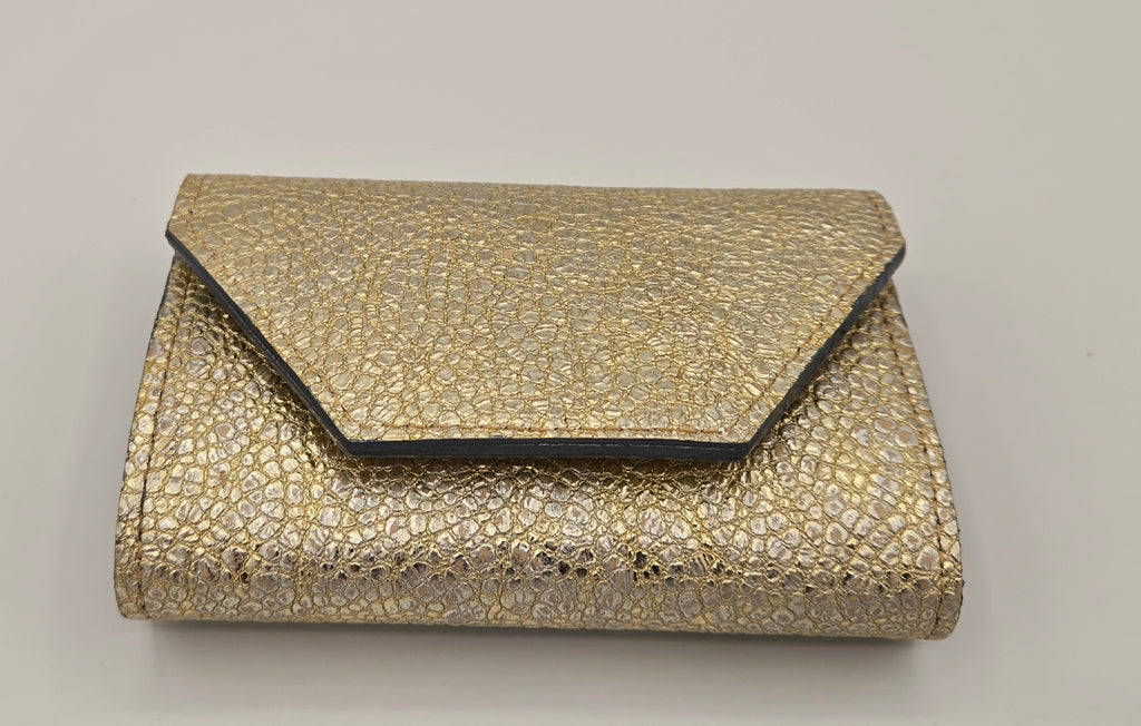 Glitzy Gold and Silver RFID Wallet and Card Holder