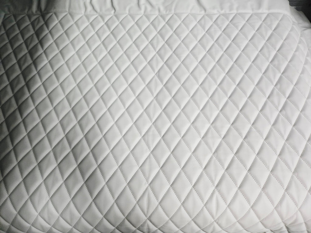 Quilted Diamond Leather Panels (34" x 45")