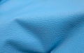 Sky Blue Saffiano Print 2 - 3 Oz Leather Quarter Hides (7 - 8 Square Feet)