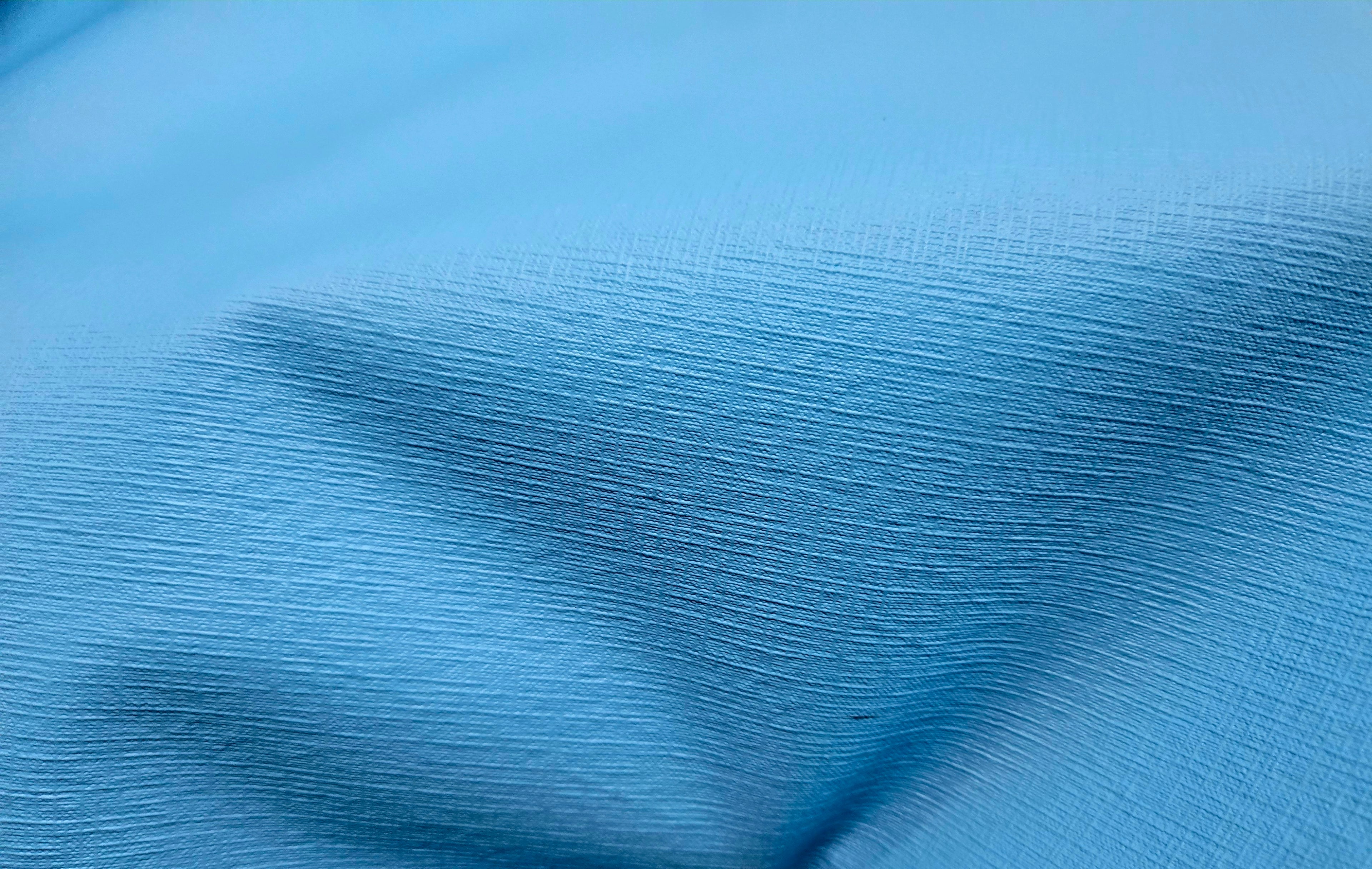 Sky Blue Saffiano Print 2 - 3 Oz Leather Quarter Hides (7 - 8 Square Feet)