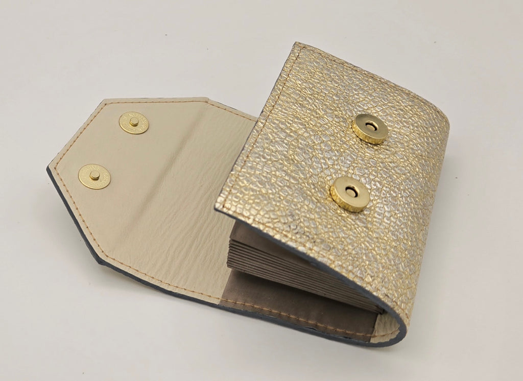 Glitzy Gold and Silver RFID Wallet and Card Holder