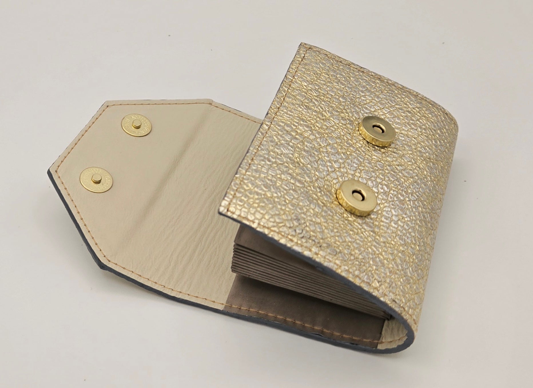 Glitzy Gold and Silver RFID Wallet and Card Holder
