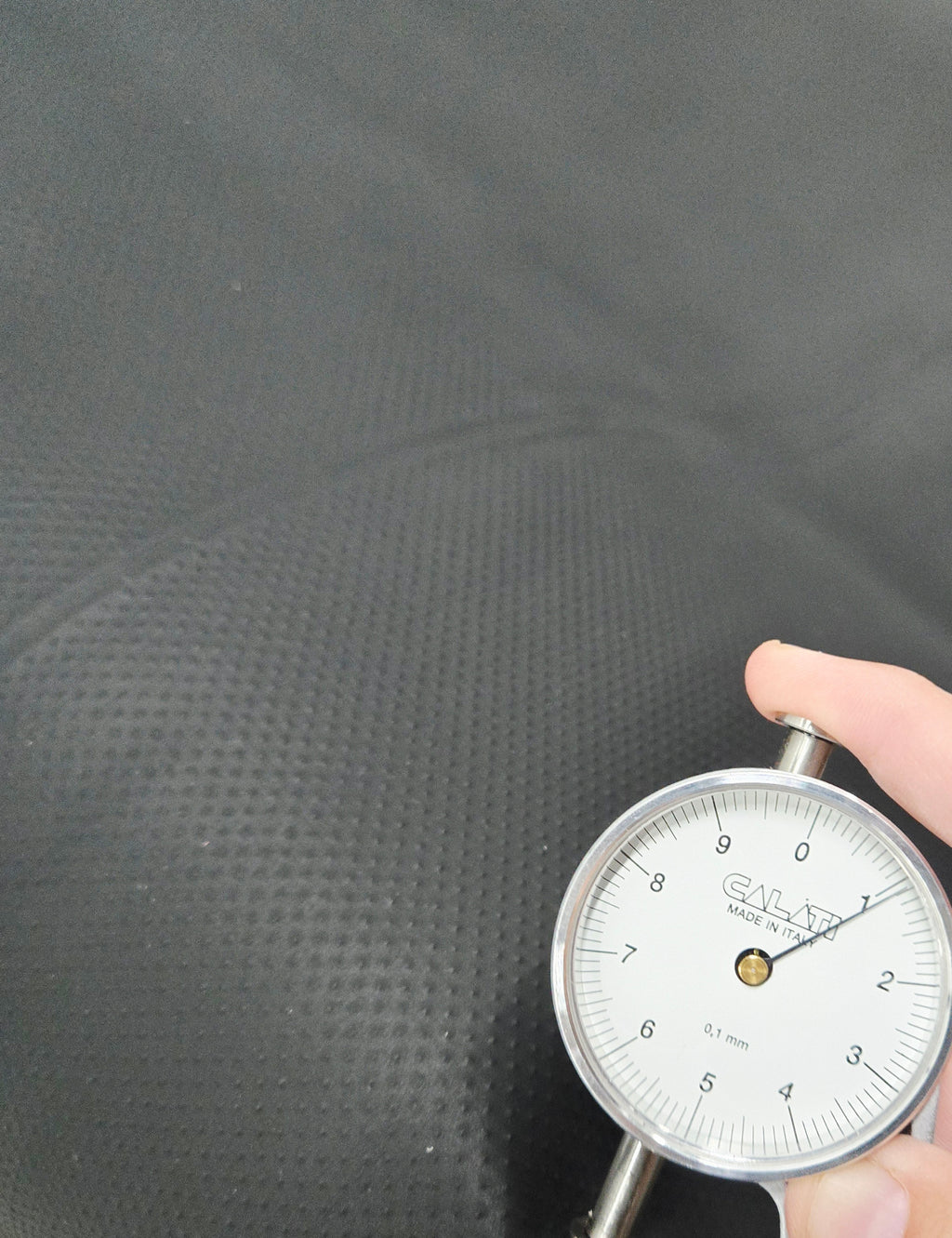 Matte Black Stud Print Leather Quarter Hides (6 - 7 Square Feet)