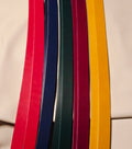 Colored Veg Tan 3/4" Leather Strips