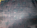 Metallic Plum Stingrays and Fish Embossed Leather Panel