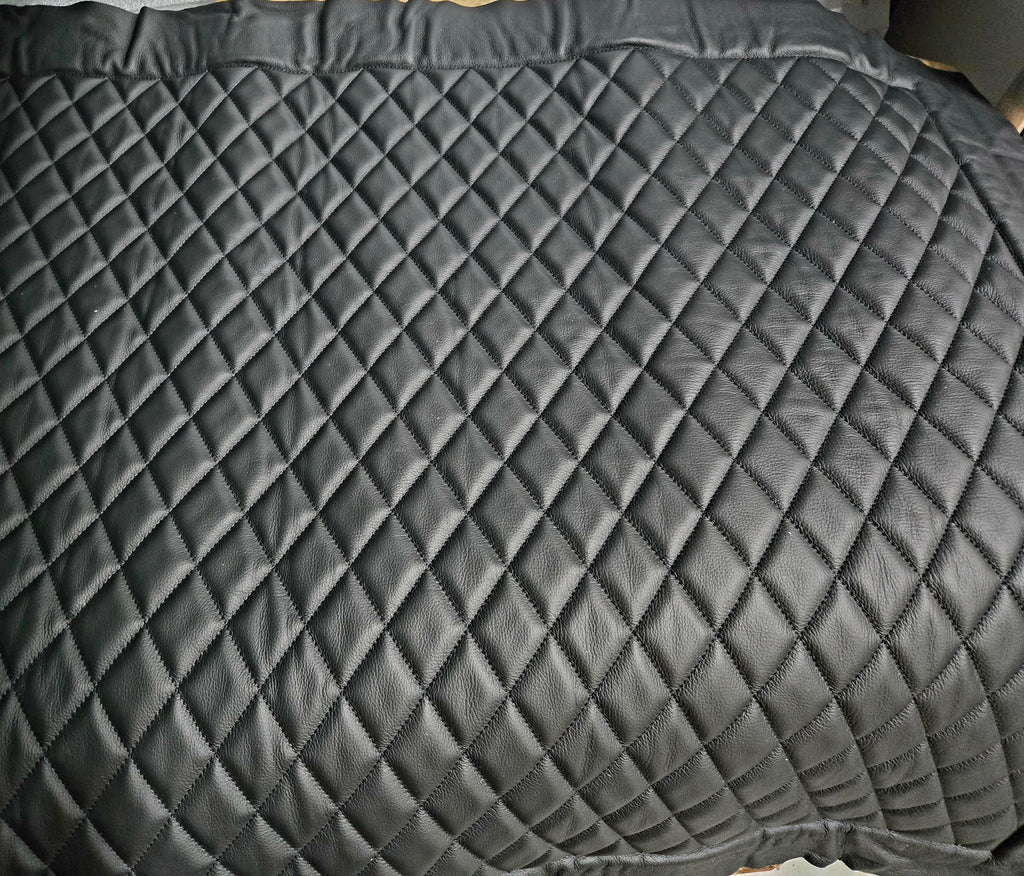 Quilted Diamond Leather Panels (34" x 45")