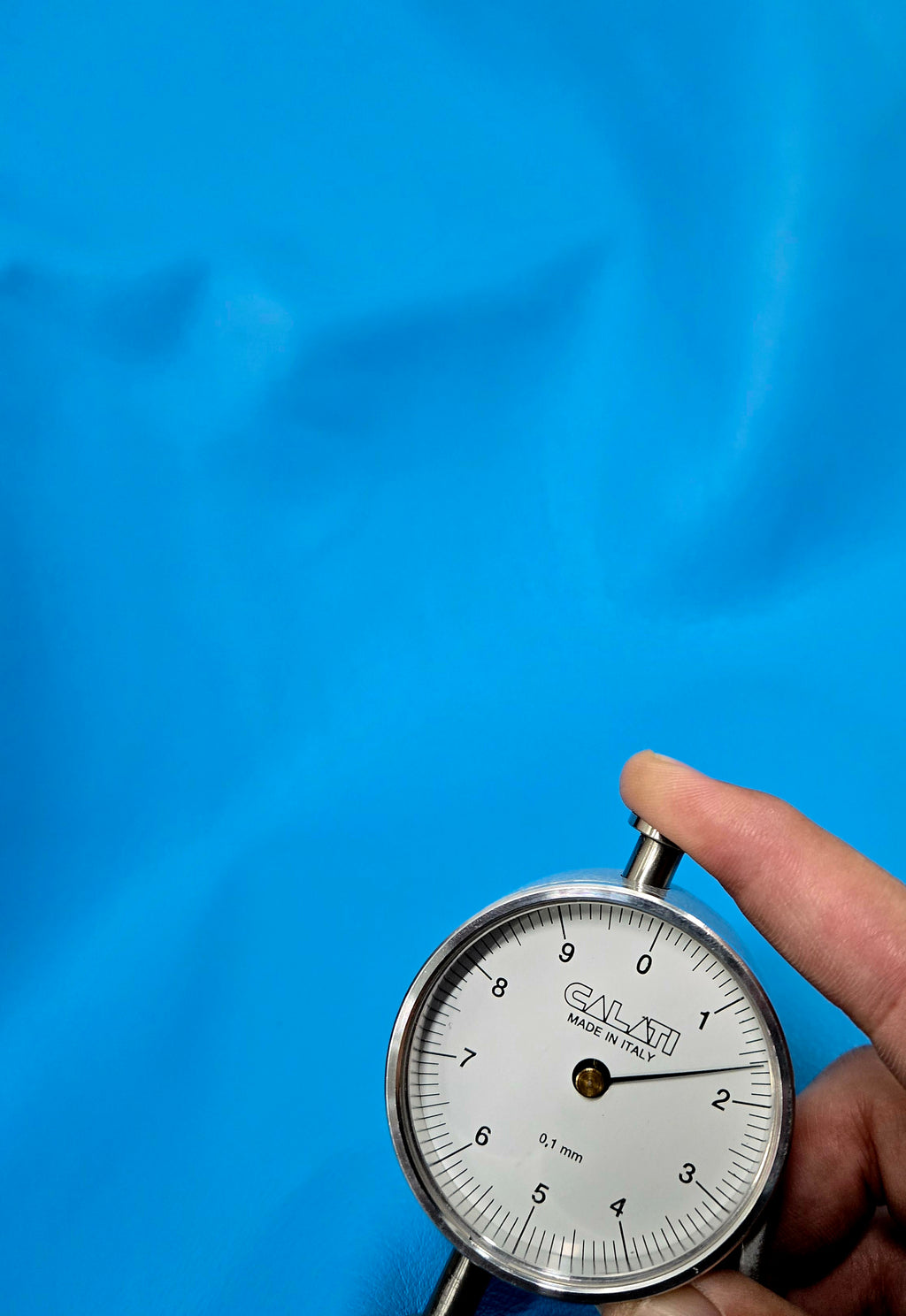 Sky Blue Lined 3 - 4 Oz Leather