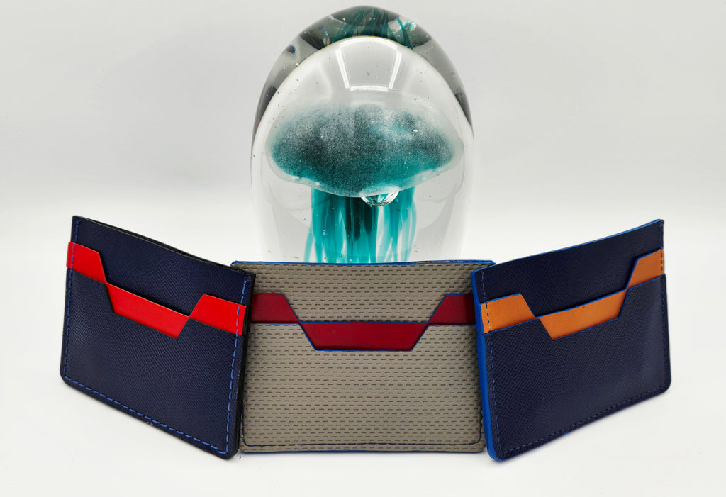 Sporty Minimalist Leather Wallets