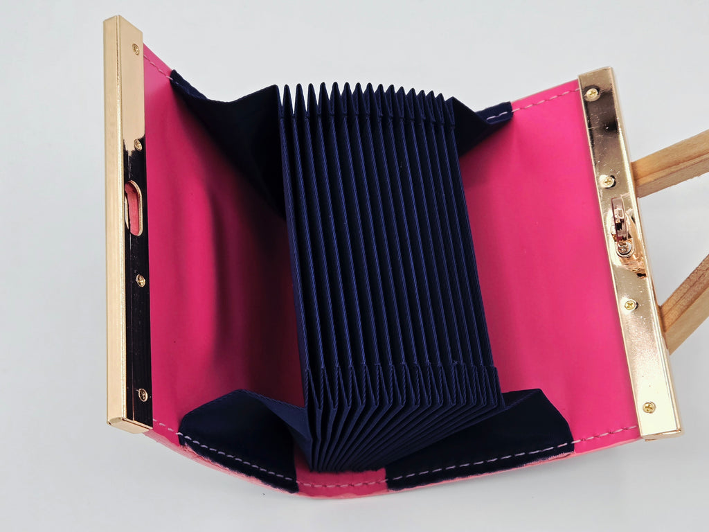 Pink Python RFID Card Wallet