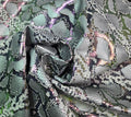 Rainbow Iridescent Python Print 2 Oz Calf Leather